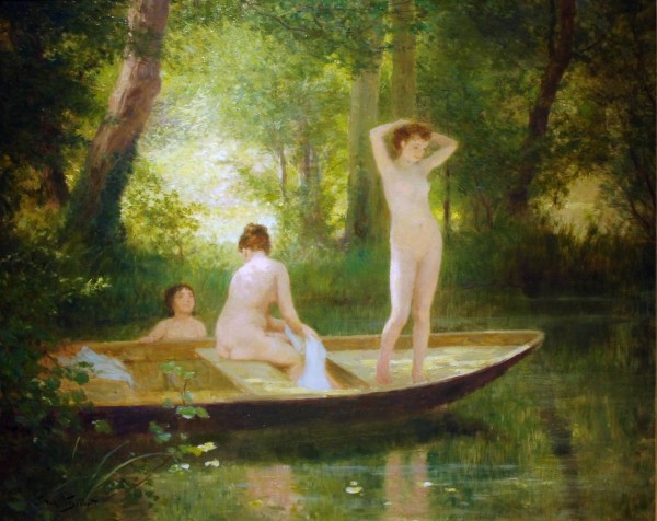 Les Baigneuses by Victor Gilbert